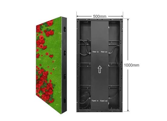 P3.91-7.86 ngoài trời 500 * 1000 Acrylic LED màn hình hiển thị die đúc nhôm mặt đất màn hình 1920hz