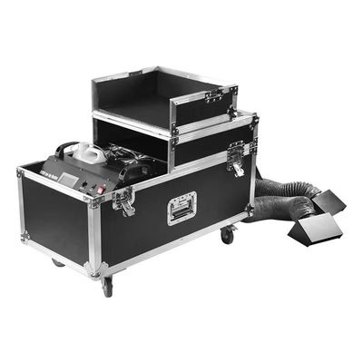 DMX512 Máy sương mù sân khấu điều khiển từ xa 3000w 2 ống Máy sương mù trên sân khấu