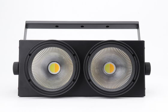 Hai mắt điểm di chuyển đèn đầu AC90V Đèn mù khán giả