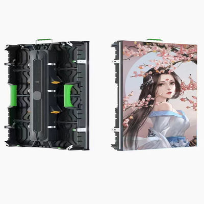 Aluminium 3840hz Màn hình ngoài trời Cho thuê P2.976 500*500 Panel Hard Link Front Fixing Curve LED Screen