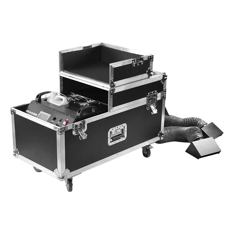 DMX512 Máy sương mù sân khấu điều khiển từ xa 3000w 2 ống Máy sương mù trên sân khấu