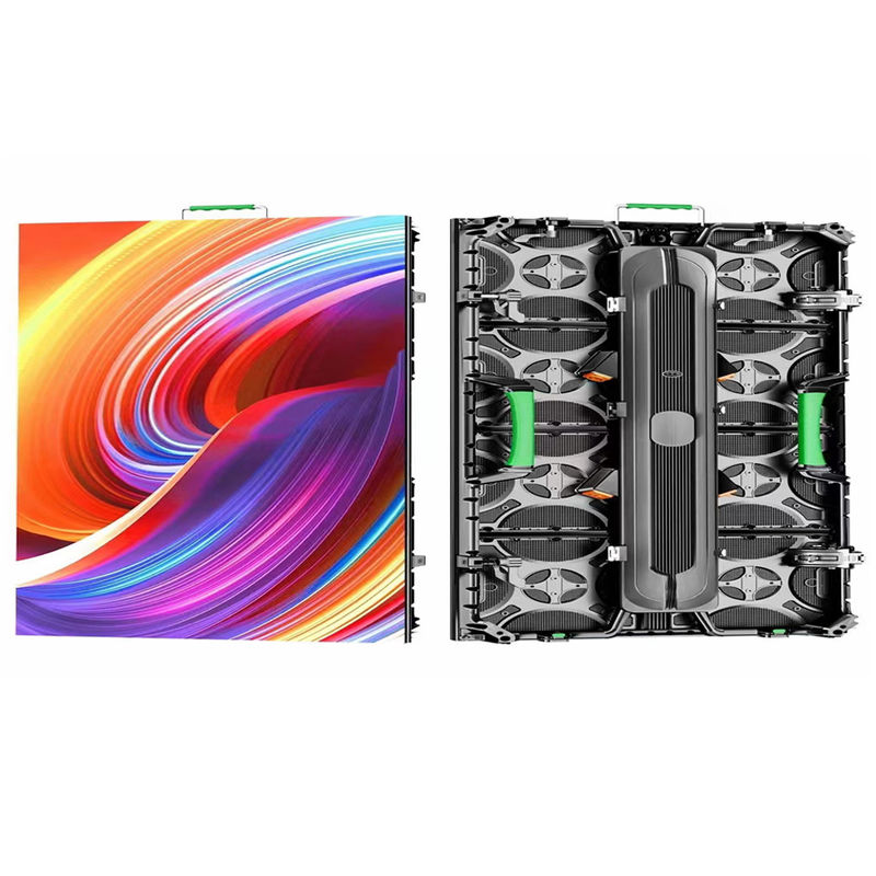 3840hz Nội thất thuê màn hình LED P2.604 500 * 500 màn hình LED Hard Link Screen Curve Lock Bảo trì nhanh